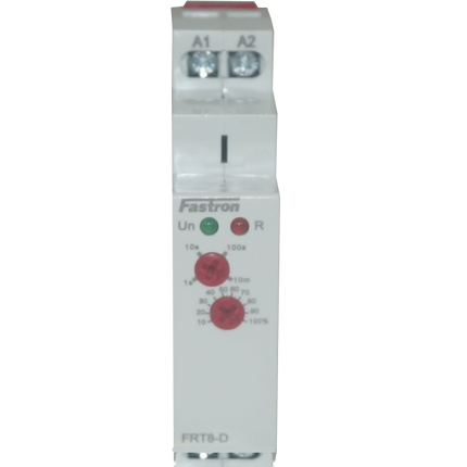 FRT8-B2/W240, Delay Off Timer 12-240 V AC/DC, 0.1s - 10 Days, 2 x SPDT 16 Amp
