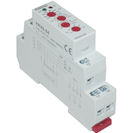 FRV 8-02/AD240, 50 to 270VAC Voltage Monitoring Relay, Single Phase Over/Under Voltage Detection, 1 x CO SPDT 10 Amp Contact, Adjustable Timer Delay, Adjustable Upper and Lower Voltage Limits