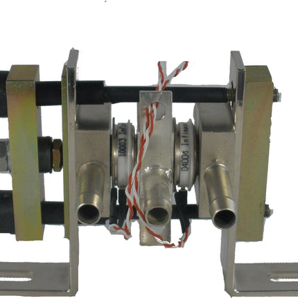 FWS298N1600 AC Switch, Water Cooled, Standard Water Cooler, 1600VAC, 2000Amp RMS Continous, 12mm x 13.7mm Nipples-Water Cooled Assembly-Fastron Electronics-Fastron Electronics Store