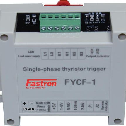 FYCF-1, Single Phase Voltage Control SCR Trigger Module, 4-20mA,2-10V,1-5V,5K POT Input, 200-450VAC-Single Phase SCR Phase Angle Power Controller Cards Only-Fastron Electronics-Fastron Electronics Store