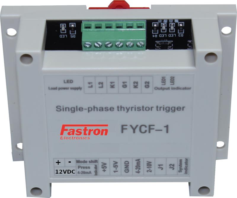 FYCF-1, Single Phase Voltage Control SCR Trigger Module, 4-20mA,2-10V,1-5V,5K POT Input, 200-450VAC-Single Phase SCR Phase Angle Power Controller Cards Only-Fastron Electronics-Fastron Electronics Store