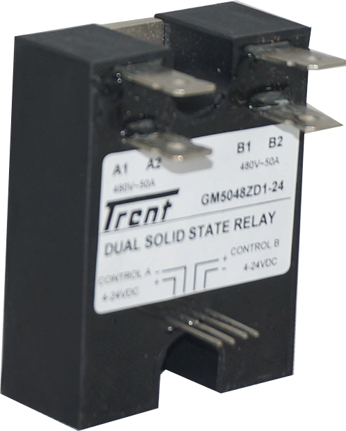 GM5048ZD1-24 DUAL, Dual Solid State Relay, Two Pole 15-32VDC Control, 2 x 50A, 48-480VAC Load
