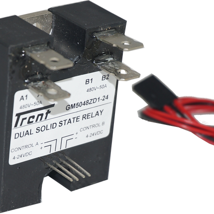 GM5048ZD1-24 DUAL, Dual Solid State Relay, Two Pole 15-32VDC Control, 2 x 50A, 48-480VAC Load