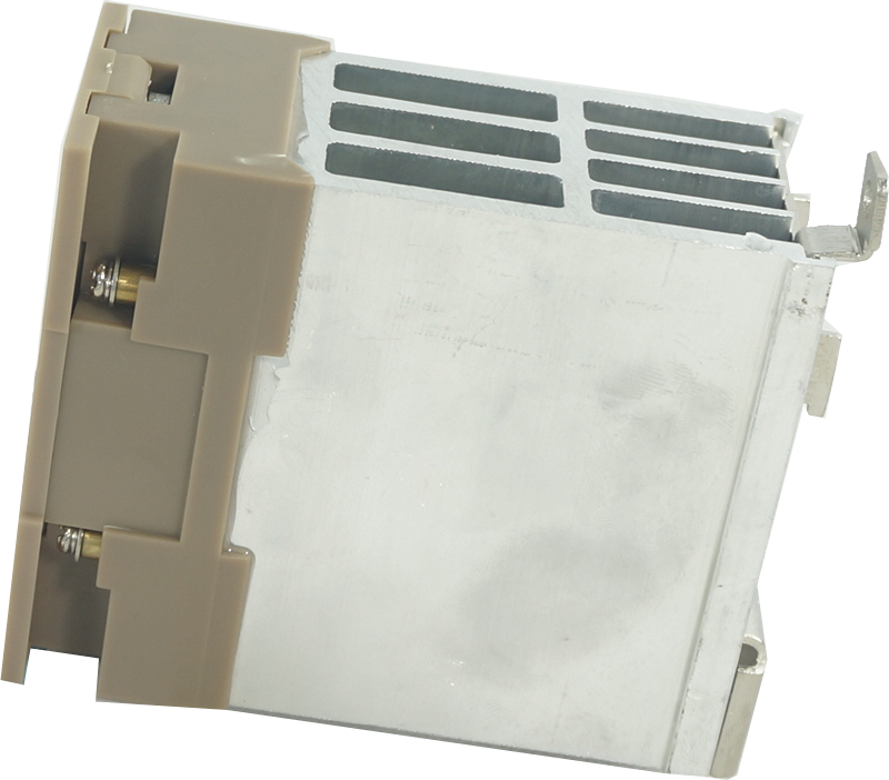 GPH8048ZD3, Solid State Contactor SSR, Single Phase 5-24VDC Control, 80A, 70-480VAC Load, Din Rail Mount