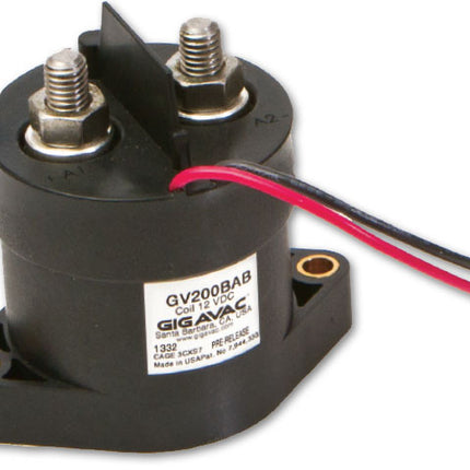 GV241BAX, Contactor SPST-NO, 400+ AMP, 100-800VDC, 12VDC Coil, 38cm Flying leads, IP67