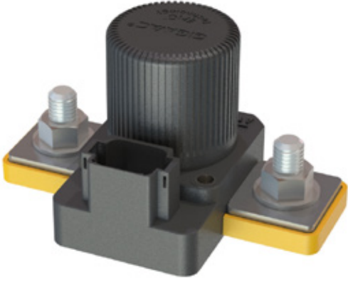GXC15CEBX, CAN Bus Contactor SPST-NO, 350+ AMP, 12-800VDC, 24VDC Coil, 8 Pin Deutsch Connector, SPST-NO Auxiliary Contact, IP67, IP69K