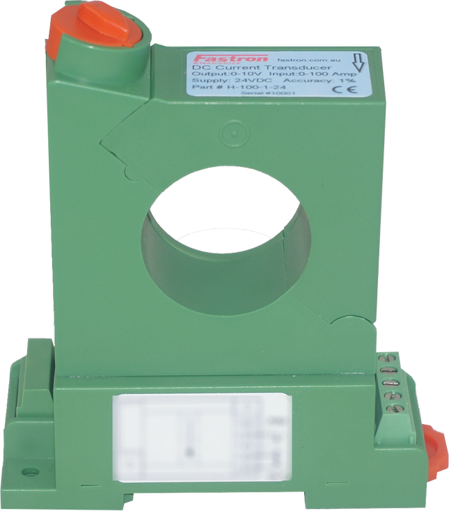 ACSP-300-010, Self Powered Split Core AC Current Transducer, 300 Amp AC, 0-10V Average RMS Output, 31mm aperture