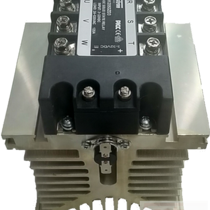 H31/110M + FTH12053ZD3 3 Phase Solid State Relay, with Heatsink, IP20 Cover, Panel Mount, 34 Amps Per Phase @ 40 Deg C-3 Phase Solid State Relay Heatsink Assembly-Fastron Electronics-Fastron Electronics Store