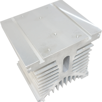 H31/110M-D, Heatsink 110mm, Milled, Drilled and Tapped for 3 Phase SSR, 0.5°C/Watt