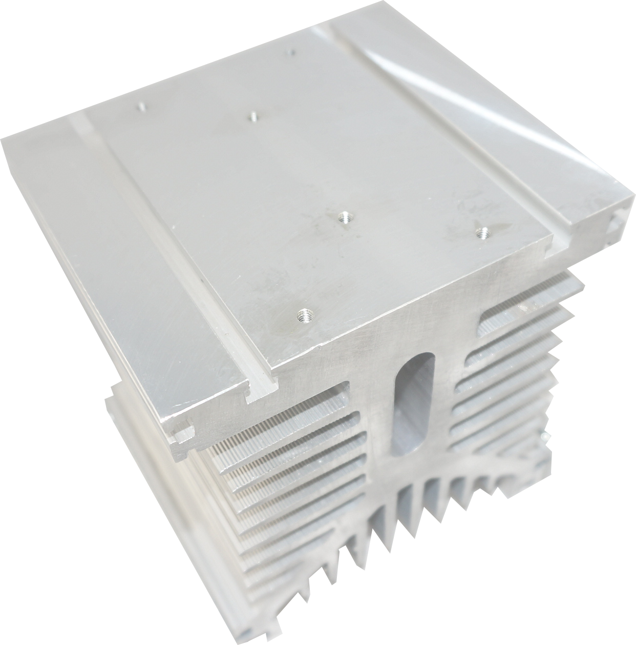 H31/110M-D, Heatsink 110mm, Milled, Drilled and Tapped for 3 Phase SSR, 0.5°C/Watt