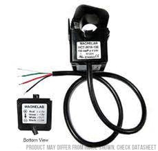 HCT-0016-050, Split Core DC Hall Effect Current Sensor, 50 Amp, +/-4V Output, Split Core 16mm Aperture, X = 1%