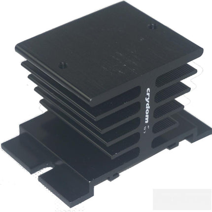HS211, Slide on DIN Rail Heat Sink, 2.3 Deg C per Watt (Heatsink Only)-Din Rail Mount Heatsink for SSR-Crydom - Sensata-Fastron Electronics Store