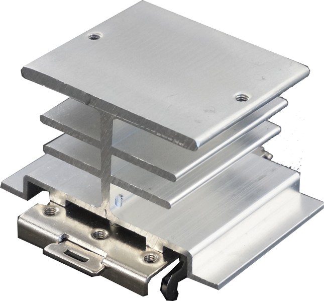HS211A-DR, DIN Rail Mount Heat Sink, 2.7 Deg C per Watt (Heatsink Only)