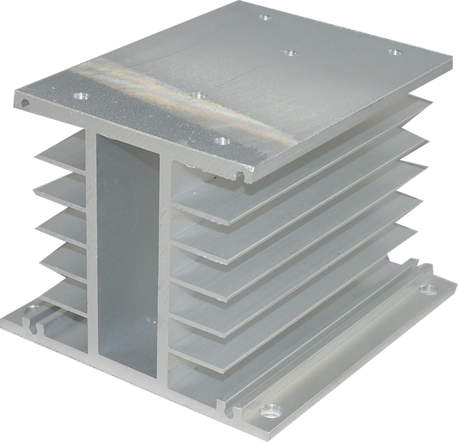 HS212, Heatsink 110mm, Milled, Drilled and Tapped for Single & 3 Phase SSR, 1°C/W