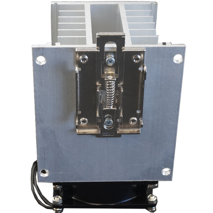 FTH6053ZA4 + HS212DR-F, Solid State Relay, and Heatsink Assembly, 3 Phase 90-280VAC Control, 36 Amp per phase @ 40 Deg C, 48-530VAC Load, LED Status Indicator, with IP20 Cover