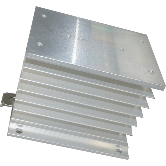 HS212DR, Heatsink 110mm, Milled, Drilled and Tapped for 3 Phase & Single Phase SSR, 1°C/W