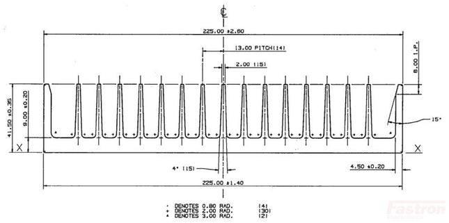 HX38 Heatsink, Full Lengths or cut to order Milled or Raw Finish-Heatsink-Fastron Electronics-Fastron Electronics Store