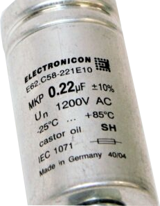 E54.D13-681B31, Snubber Capacitor ø35 x 131mm 2.8kVAC, Railway Grade 0.68uF, MOQ = 500pcs