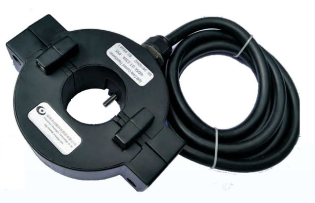 FESCT-075-800-1-IP65, 800Amp Measurement, 1 Amp Output Split Core CT's, Class 1, 7.5VA, w/10M Flying leads, ø 75mm Aperture