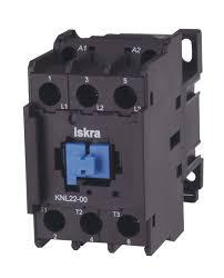 KNL22G-00 + NPLG, AC Contactor 240/400/500/690V, Overload 144(10s), 304(10s), 320(5s), 350(1s), 900(0.001s) (each pole), 24VDC Control Voltage, 3 Pole 3 x NO, Nominal Current = 22 Amps, 3 x NO Aux Contacts-AC Contactor-Iskra Doo-Fastron Electronics Store