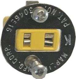 Temperature Sensor K Socket Flat Fitting for use with RTD or Thermocouple 220 Deg C Max-Temperature Sensor Accessories-Fastron Electronics-Fastron Electronics Store