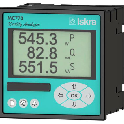 MC740 S SUENC, Panel Mount Measuring Center 3 Phase, Class 0.5 50-500V L-L 50/60Hz Measurement, Universal 20-300VDC or 48-276VAC 40-70Hz Supply, Ethernet & USB Comms, w/ Supercap