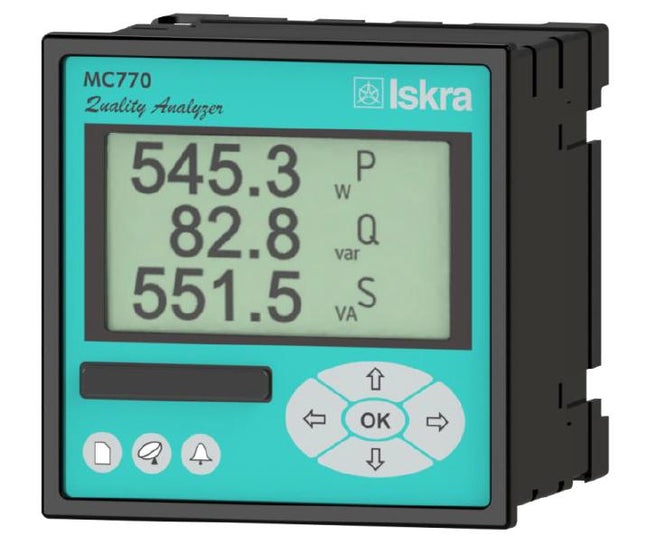 MC740 S SFENC, Panel Mount Measuring Center 3 Phase, Class 0.5 50-500 L-L 50/60Hz Measurement, 240VAC Supply, Ethernet & USB Comms, w/ Supercap