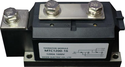 MTC1200-18, Dual Thyristor Module, 1200 Amp, 1800V-Dual Thyristor Module-Techsem-Fastron Electronics Store