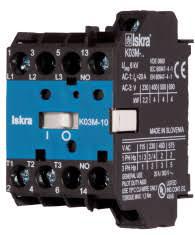 K03M-10-24VAC AC Miniature Contactor 240/400/500/690V, with 24VAC Control Voltage, 4 Pole 4 x NO, Nominal Current = 15.5 Amps-Miniature AC Contactor-Iskra Doo-Fastron Electronics Store