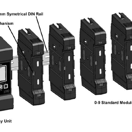 Multicube Modular Master with Logger, Includes Modbus RTU, 1 Measurement Module-kWh Meter-Northern Design Electronics Ltd-Fastron Electronics Store