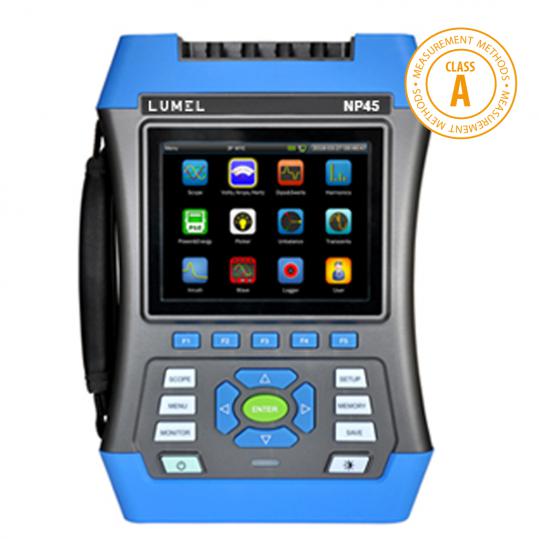 NP45-000M0, Portable Power Quality Analyser with TFT Touch Screen, built in Logger and Comms