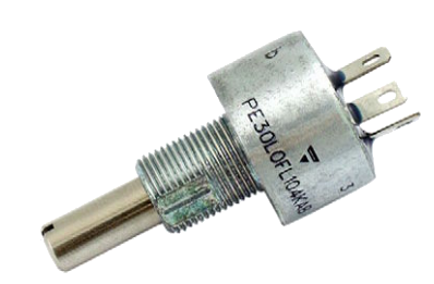 PE30LBFL204MAB, Single Turn Potentiometer (Standard) Linear 200K Ohm Panel Mount