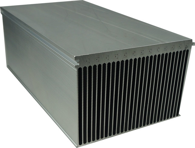 P6Y168/624FR, Heat Sink 117mm x 168mm Wide x 624mm Long Milled