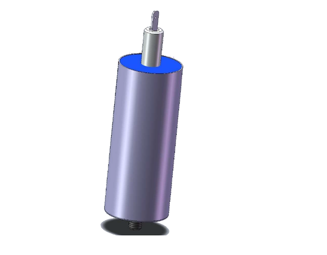 PAM 200-068 cv4D (K) Snubber Capacitor ø40 x 120mm 2kVAC 0.68uF, Railway Grade