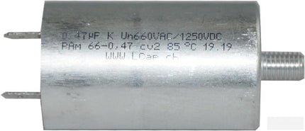 PAM 85-033 cv2, Snubber Capacitor ø35 x 58mm 850VAC 0.33uF, Railway Grade-Snubber Capacitor-LeClanche-Fastron Electronics Store