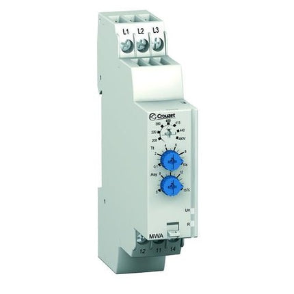 84873024, 3 Phase Voltage Monitoring Relay With 17.5mm SPDT Contacts, 3 x 208 - 480 V AC MWA, Sequence, Failure, Imbalance (asymmetry), Under/Over