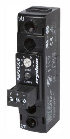 HS151DR-PMP6050WP, DIN Mount, Proportional Controller, 480-600VAC 40 Amp @ 40 Deg C, Selection for Burst/Phase Angle, 4-20mA, 0-10V, 0-5V Input, Din Rail Mount, with Overvoltage Protection