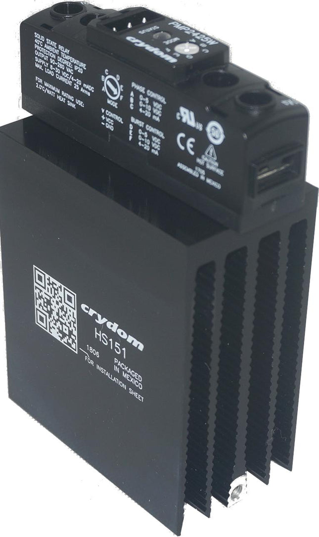 HS151DR-PMP4850WP, DIN Mount, Proportional Controller, 380-480VAC 40 Amp @ 40 Deg C, Selection for Burst/Phase Angle, 4-20mA, 0-10V, 0-5V Input, Din Rail Mount, with Overvoltage Protection