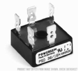 PSD36T/16, 3 Phase Diode rectifier Bridge, 36 Amp, 1600V