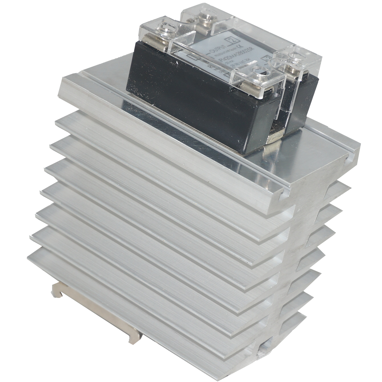 GFIN/150M-DR + RS1API420MA280080R, Din Rail Mount Single Phase Proportional Phase Controller with Heatsink, 4-20mA Input, 240V, 68 Amps @ 40 Deg C
