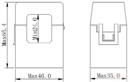 SCT-F24-200, 0.333v, 200Amp measurement Split Core CT's-Split Core AC Current Transformer-Fastron Electronics-Fastron Electronics Store