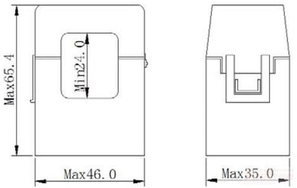SCT-F24-100, 0.333v, 100Amp measurement Split Core CT's-Split Core AC Current Transformer-Fastron Electronics-Fastron Electronics Store