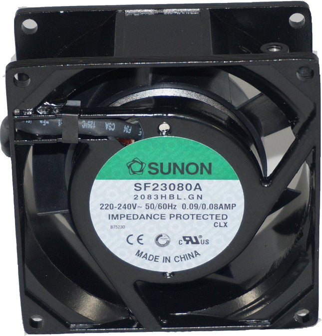 SF23080A2083HBL, AC FAN 80mm sq X 38mm 230V-Fan-Sunon-Fastron Electronics Store