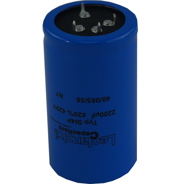 SI4P22245045080 Electrolytic Capacitor, 4 Pin Snap In, ø45 x 80mm 450V 2200uF +/-20%