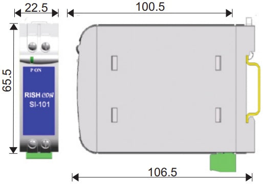SI01-5H55L00000000, Signal Isolator/Conditioner, 0-10V input, 20-60VAC/DC aux, 4-20mA output, Fixed zero and span