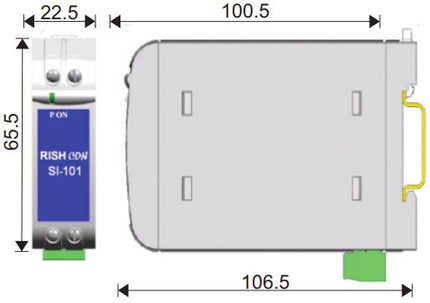 SI01-5555L00000000, Signal Isolator/Conditioner, 4-20mA input, 20-60VAC/DC aux, 4-20mA output, Fixed zero and span