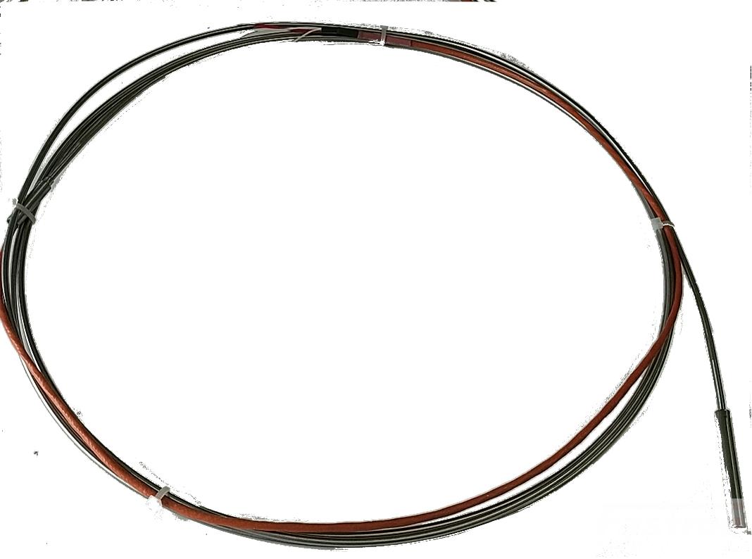 FRTD-6-3-2500-750, RTD 4 Wire MIMs 3mm x 2500mm + 6mm x 50mm Tip. 750mm Teflon/Screened/Teflon 4 wire cable, -50 to 350 Deg C-Temperature Sensor-Fastron Electronics-Fastron Electronics Store