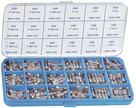 0034.9856 Fuse Kit, 15pcs x 18 types FSF Series
