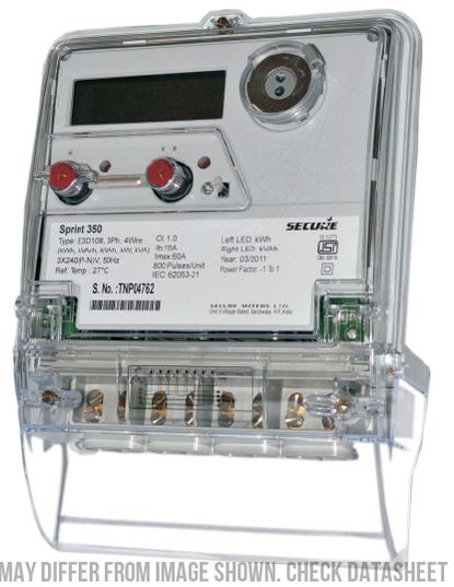 Sprint 350 3P4W 100 Amp, Three Phase Revenue Grade Meter for Small Commercial Applications, 100 Amp Direct Connect, NMI NMI 14/2/84