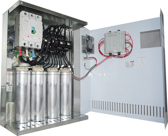 Smart ONE 87.5kvar 400VAC, 87.5kVar Smart Capacitor Bank for Plug and Play Reactive Power Correction, IP21